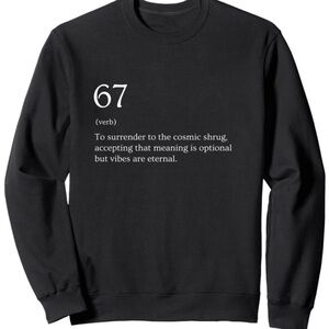 Cosmic Black Crewneck Sweatshirt